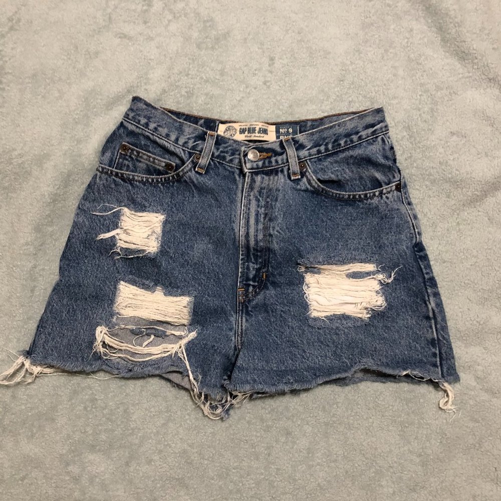Cut Off Blue Jeans - Picture 1 of 4